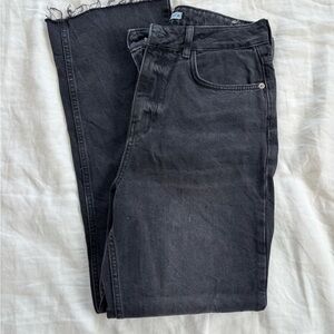 Zara Women's Black Straight Jeans